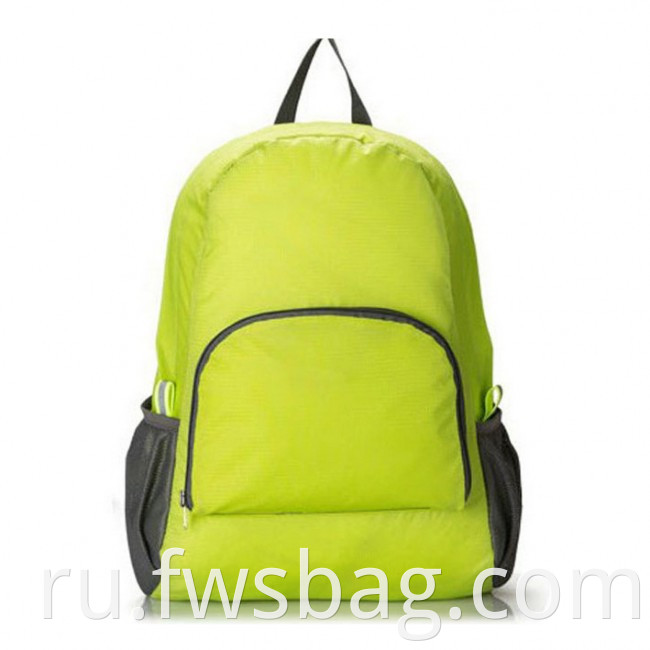 Пользовательский легкий прочный упакованный рюкзак для перемещения складной рюкзак с водонепроницаемым рюкзаком для дневного похода
